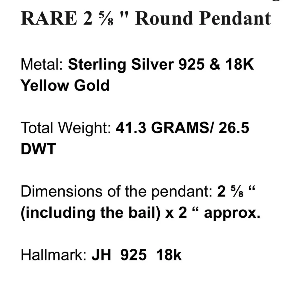 John Hardy Dot Enhancer/Pendant 18k/925 - Picture 5 of 5